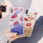 Cute Mary Cat iPhone Case Quicksand Dynamic Liquid Phone Case