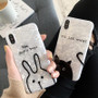 Cute iPhone Case Lovely Rabbit Cat Glossy Phone Cases