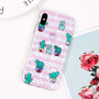 Cute Shiny Cactus Flower Phone Cases For iPhone