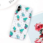 Cute Shiny Cactus Flower Phone Cases For iPhone