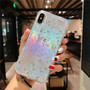 Glitter Laser With Gold Foil Phone Case iPhone