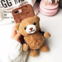 Cute Fluffy Doll Teddy Bear Phone Case iPhone