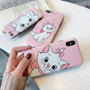 Cute Marie Cat Cartoon Case For iPhone Back Cover