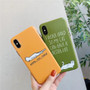 Cute Cartoon Text Shockproof Iphone 7  Phone Case