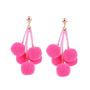 Bohemian Colorful Beaded Tassel Dangle Drop Earrings Brincos