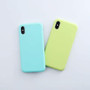 Candy Color Phone Case Cover iPhone X Xs max XR Matte Case