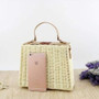 Bohemian Straw Bags Handmade Knitted Crossbody Bag