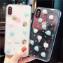 Glitter Laser Shell Cell Phone Case Transparent iPhone Case