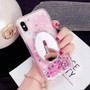 Quicksand Cell Phone Case For iphone Transparent Shell Mirror Back Cover