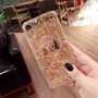 Crystal Coin Golden Sliver Phone Case for iphone Glitter Transparent Back Cover