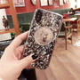 Crystal Coin Golden Sliver Phone Case for iphone Glitter Transparent Back Cover