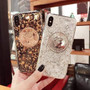 Crystal Coin Golden Sliver Phone Case for iphone Glitter Transparent Back Cover