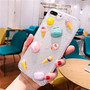 iPhone Cases Cute 3D Seashell Macarons Cake Ice Cream Cell Phone Cover