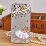 Cute Transparent Crystal For iPhone Case Clear Cell Phone Cover