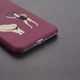 Wine Red Hard Phone Case iPhone Funny Back Cover