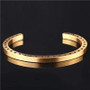 Stainless steel Bangles Men Cuff Bracelets