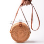 Summer Round Rectangle Straw Bags Boho Rattan Woven Beach Shoulder Bag