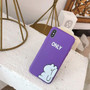 Cute Cat Purple iPhone Case Cover