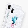 Leaves Cactus Potted Plant Quotes Shell Pattern Phone Case Shell Back Cover iPhone