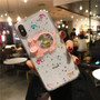 Cute Glitter liquid Piggy Bank Silicone Case iPhone