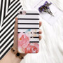 New Spring Flower Case Letter Coque Cover for iPhone