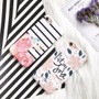New Spring Flower Case Letter Coque Cover for iPhone