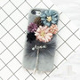 Flower Plush Mink Fur Case For iPhone 6s 6 7 8 Plus