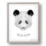 Sketch Cartoon Panda Canvas Art Print Painting Poster,  Wall Pictures for Home Decoration, Home Decor FA387