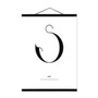 Minimalist Black White Typography Letter Quotes Wooden Framed Canvas Paintings Nordic Home Decor Wall Art Pictures Poster Scroll