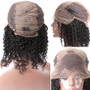 Deep Wave Glueless Lace Front Human Hair Short BOB Wigs With Baby Hair Brazilian Remy Curly Hair Wigs Bleached Knots