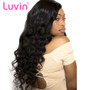 Luvin 250 Density Lace Front Human Hair Wigs For Black Women Brazilian Curly 360 Lace Frontal Wigs Pre Plucked With Baby Hair