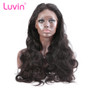 Luvin 250 Density Lace Front Human Hair Wigs For Women 360 lace frontal wig pre plucked with baby hair Brazilian Remy Body Wave