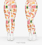 Fast Food Comix 3D Printing Punk Women Ladies Legging Stretchy Trousers Casual Pants Leggings