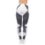 Women Legging Dark Gray Stripes Printing Fitness Leggings Fashion High Waist Woman Pants