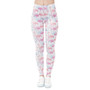 Women High Waist Legging Flamingo Magico Colors Printing Fashion Leggings Fitness Woman Pants