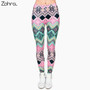 Aztec Printing legins Punk Women's Legging Stretchy Trousers Casual Slim fit Pants Leggings