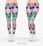 Aztec Printing legins Punk Women's Legging Stretchy Trousers Casual Slim fit Pants Leggings