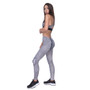 Fashion Women Legging Gray Lock Printing Leggings High Waist Woman Slim Pants