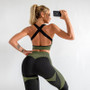 Women yoga set gym clothing Female Sport fitness suit Running Clothes yoga top+  Leggings women Seamless gym yoga bra suits S-XL