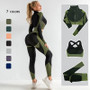 Seamless  Women Yoga Sets Female Sport Gym suits Wear Running Clothes women Fitness Sport Yoga Suit Long Sleeve yoga clothing
