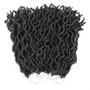 ombre curly crochet hair synthetic braiding hair extensions goddess faux locs 12 inches and 20inches soft dreads dreadlocks hair