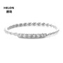 Solid 10k White Gold SI/H Natural Diamonds Engagement Wedding Ring for Women Party Ring Classic Girl Fine Jewelry Gift
