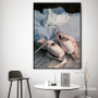 Elegant Ballet Dancer Canvas Painting