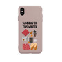 Winter Summary Cute Pink iPhone Case Silicone Phone Cover