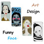 Art Face Phone Case For iPhone Funny Abstract Painting Cover