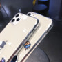 Cute Cartoon Astronaut Space Transparent Phone case For iPhone