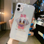 Mickey Minnie Phone Case Cute Cartoon Transparent Phone case for iPhone 12 max