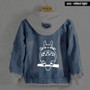 Spring Miyazaki Hayao Totoro hoodie Anime Jeans Coat