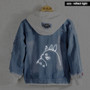 Spring Miyazaki Hayao Totoro hoodie Anime Jeans Coat