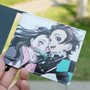 Kimetsu no Yaiba wallet with ID card holder pocket short PU Bi-Fold Purse